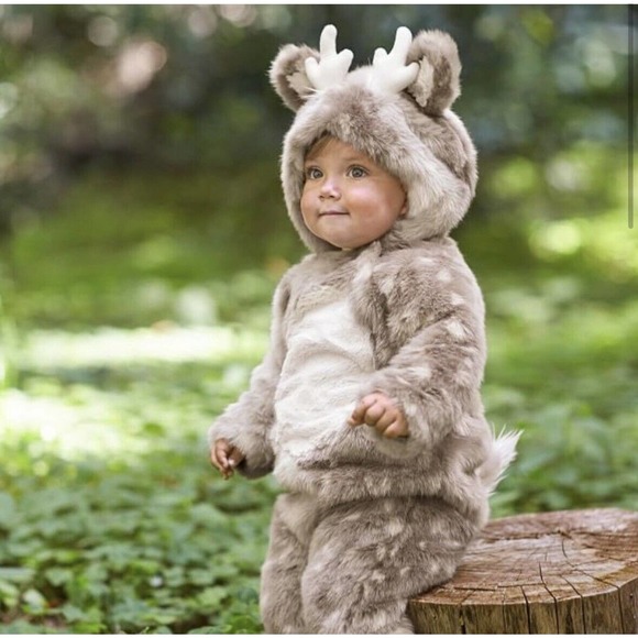 Pottery Barn Kids Size 0-6 Months Fawn Deer Halloween Costume - Picture 2 of 9